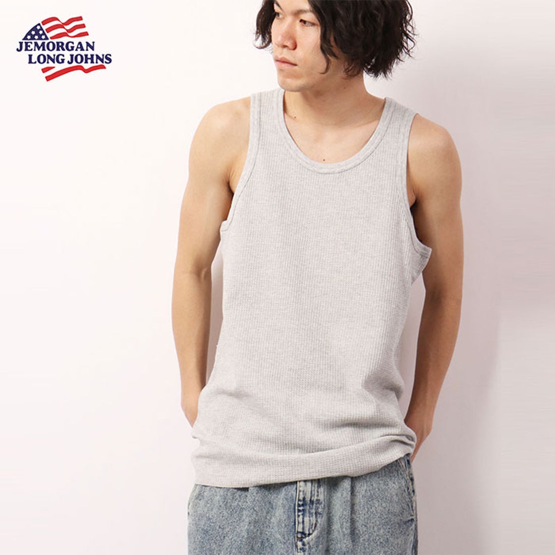 ジェーイーモーガン JEMORGAN サーマルパックタンクトップ/ ワッフル