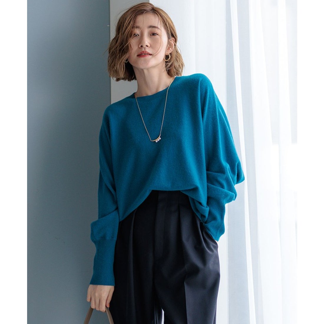 ニジュウサンク チイサイサイズ 23区 S 【洗える】ピュアカシミヤ