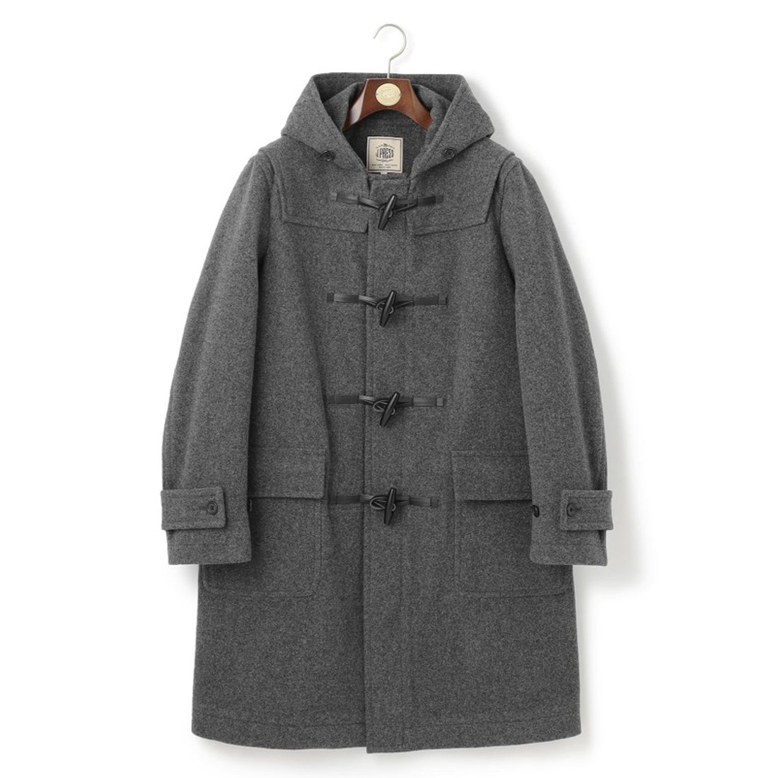 土浦日大 ダッフルコート グレー Lサイズ Kolor ダッフルコート M