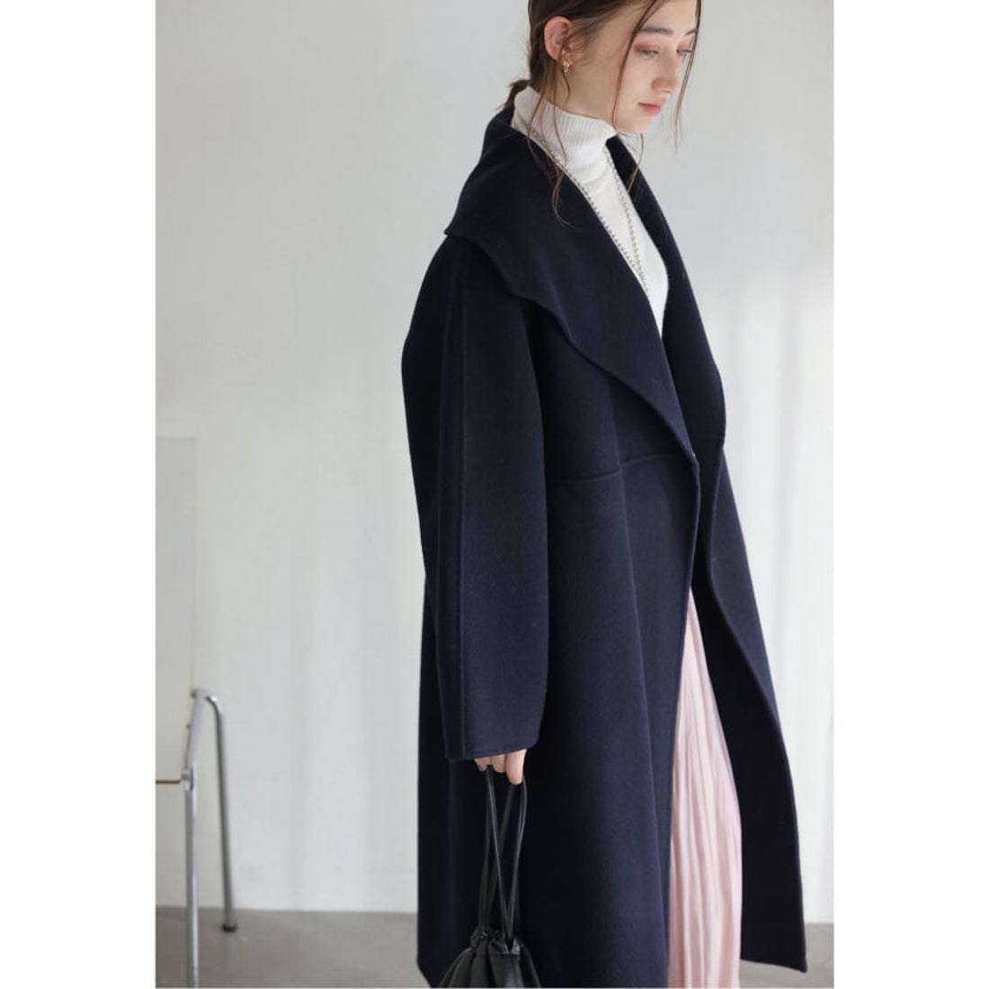 ラ トータリテ La Totalite 《予約》リバーロングコート （ネイビー