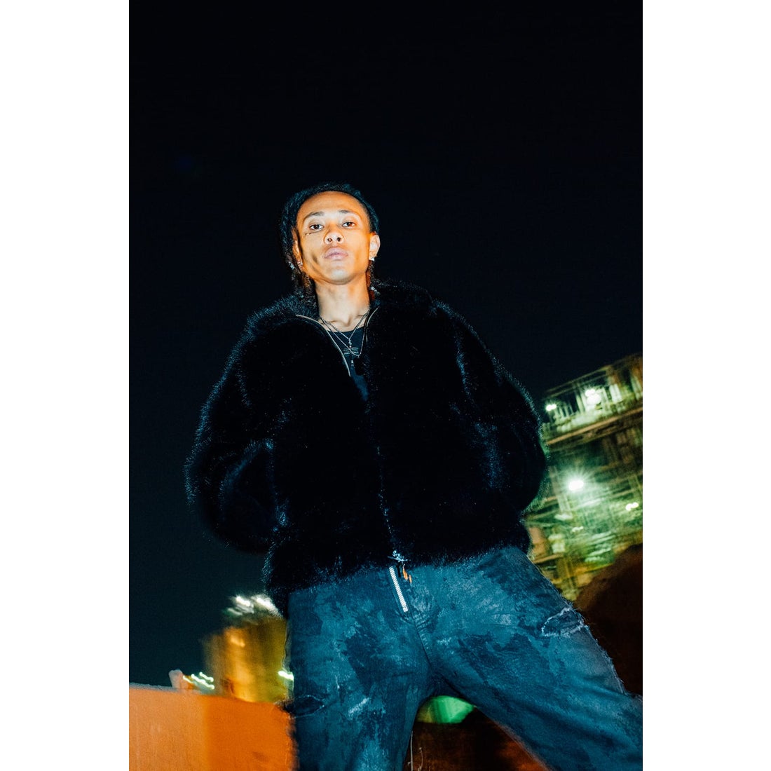 ラストネスト LAST NEST Fur Jacket （Black） -FASCINATE