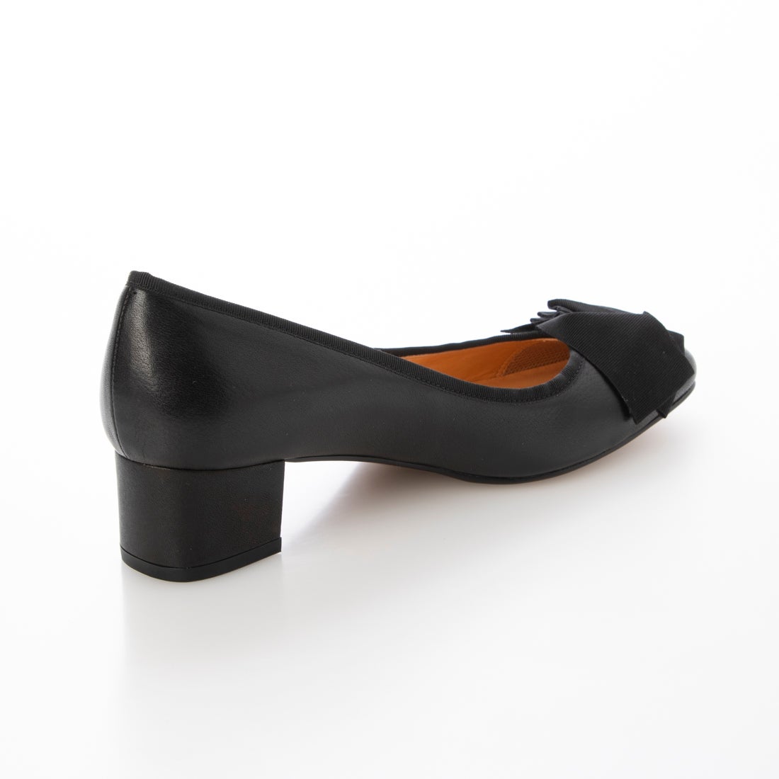 ランバン オン ブルー LANVIN en Bleu スクエアトゥたたみリボン