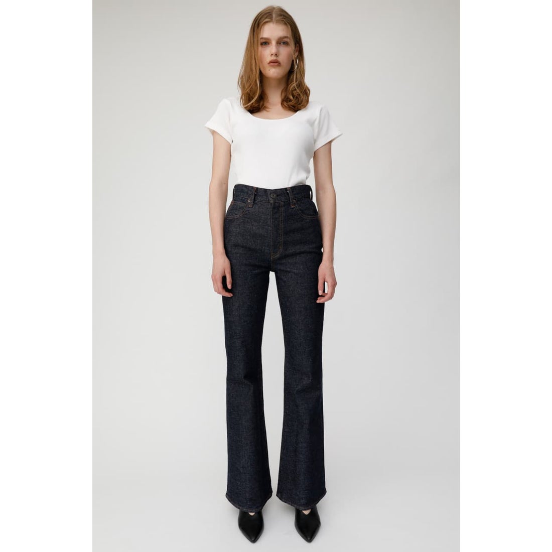 MOUSSY マウジー moussy MVS FLARE （ワンウォッシュ） -靴