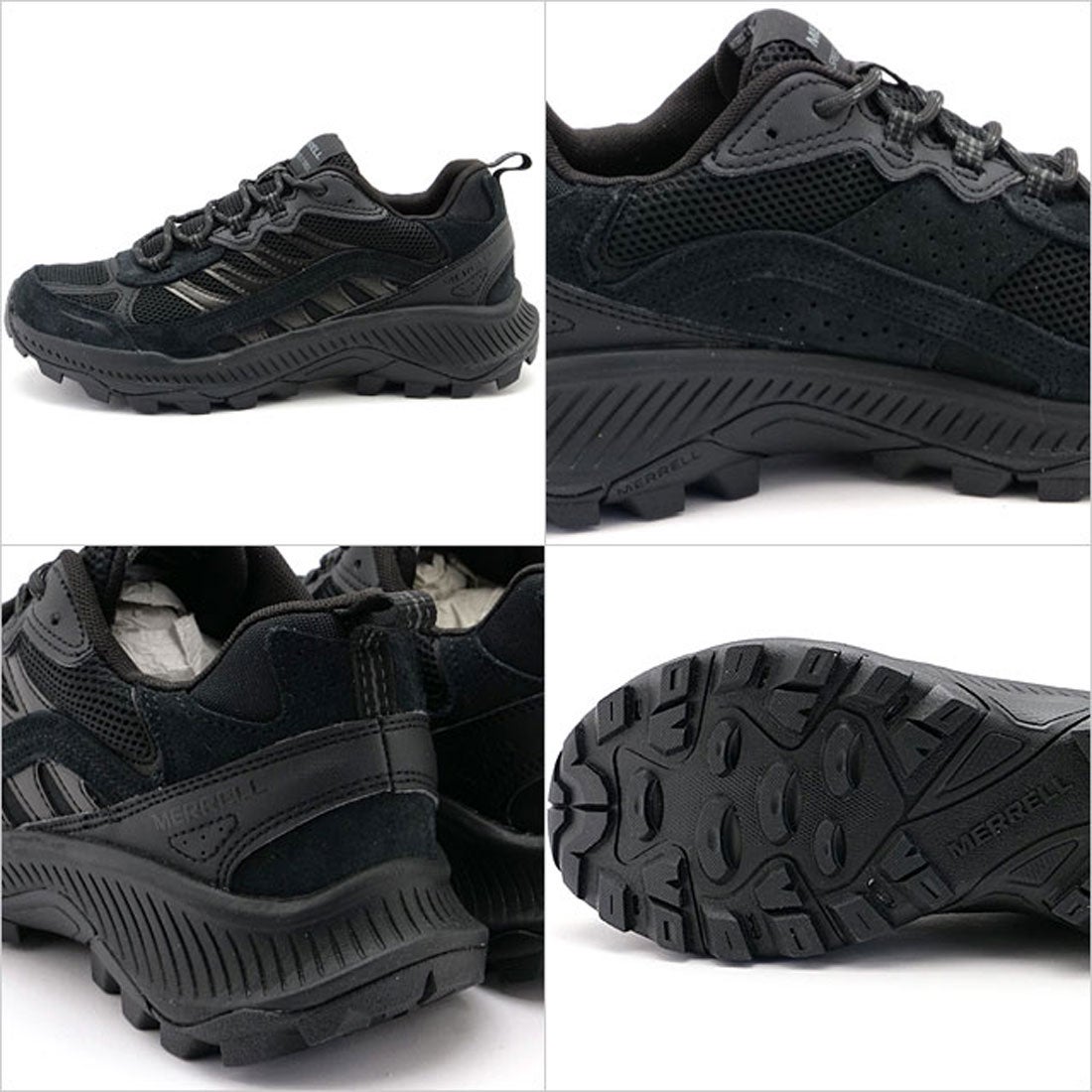 メレル MERRELL W SPEED STRIKE 2 TREK TRIPLE-BLACK [J008360 SS25