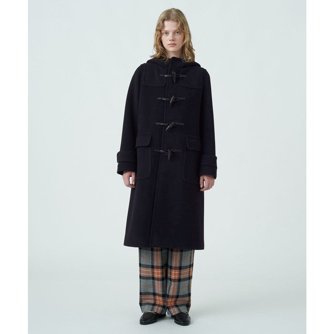 マカフィー MACPHEE ウールメルトン ダッフルコート （47 ブラウン