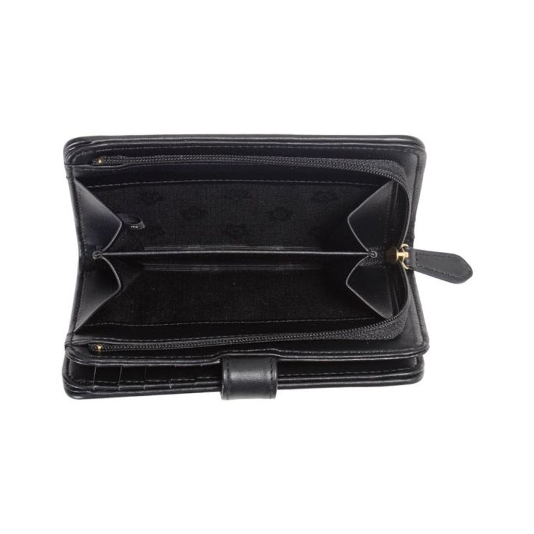 マリークワント MARY QUANT デイジーパッチスナップ2 Lウォレット