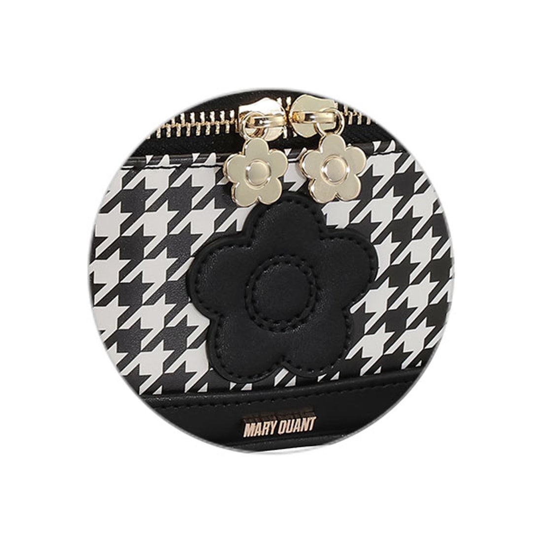 マリークワント MARY QUANT 千鳥デイジーパッチ バニティ （グリーン