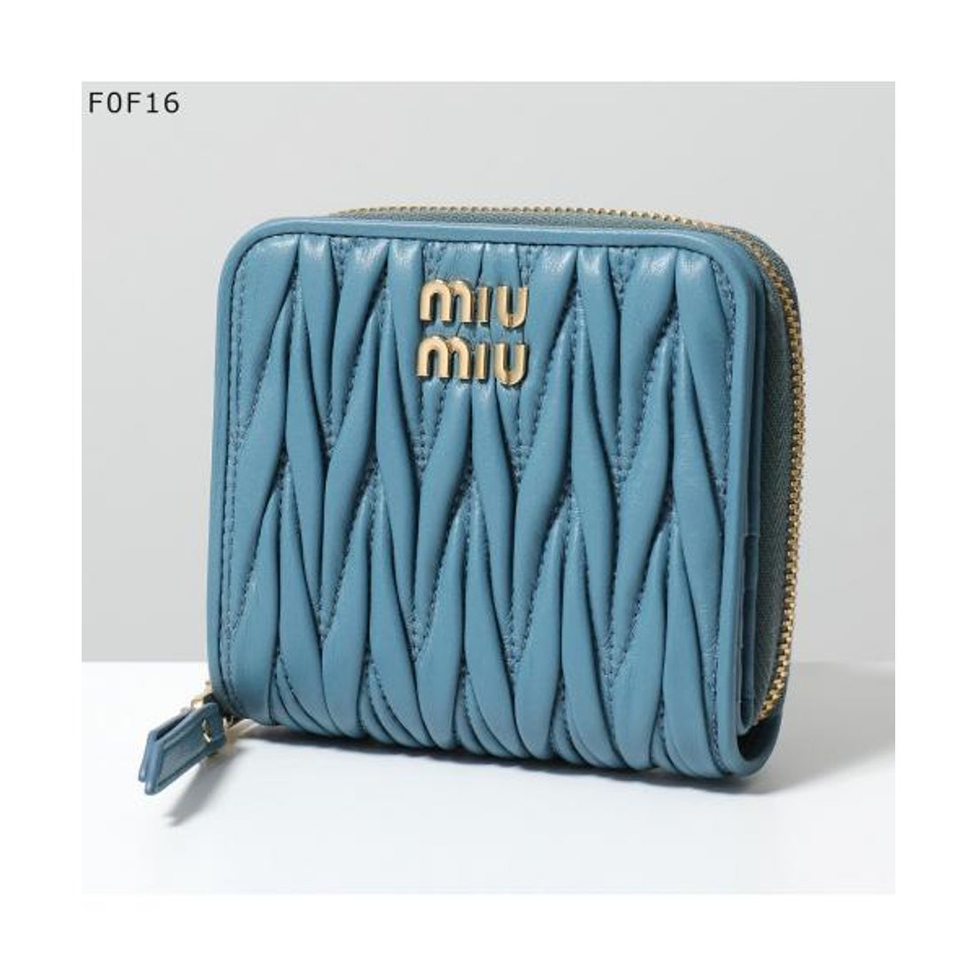ミュウミュウ Miu Miu MIUMIU 二つ折り財布 MATELASSE マテラッセ
