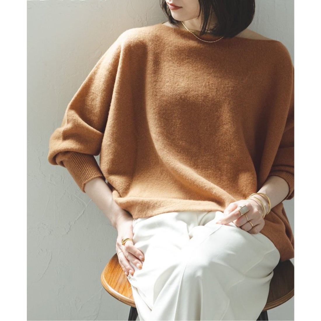 ノーブル NOBLE 《WEB追加》ファインウールドルマンプルオーバー 5