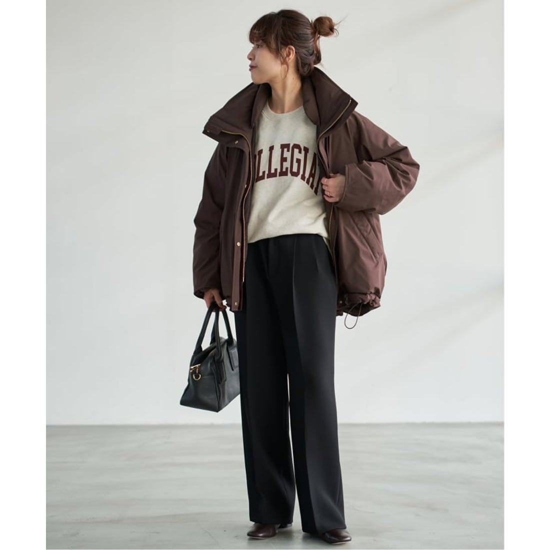 スピック＆スパン Spick & Span 《追加》2WAY撥水ダウンハーフコート