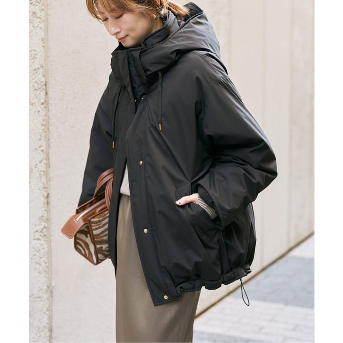 スピック＆スパン Spick & Span 《追加》2WAY撥水ダウンハーフコート