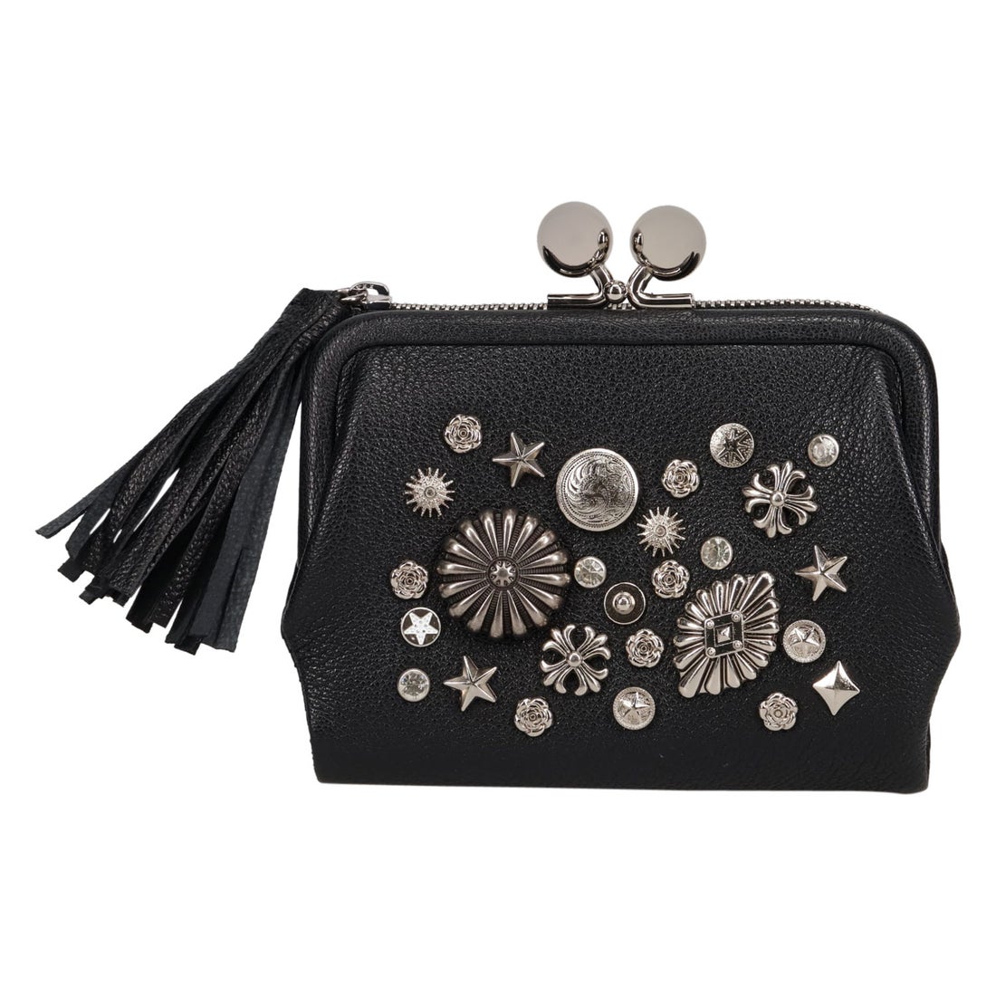 ペルケ perche 財布 二つ折り財布 レディース がま口 軽量 コンパクト