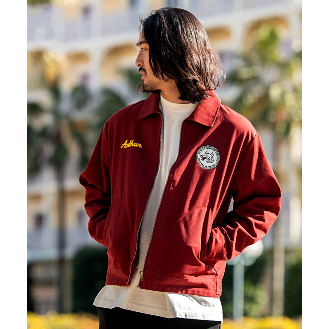 シルバーバレットセレクト SB Select ALCARZA ワッペンジップアップ