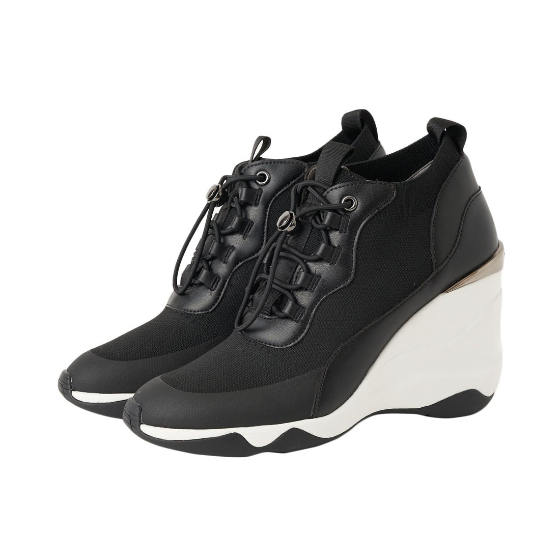 プラスダイアナ ＋diana 【9cm】撥水加工ニット ヒールアップ