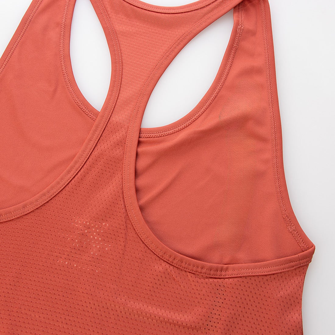 メッシュ バック タンク トップ / Mesh Back Tank Top （レッド