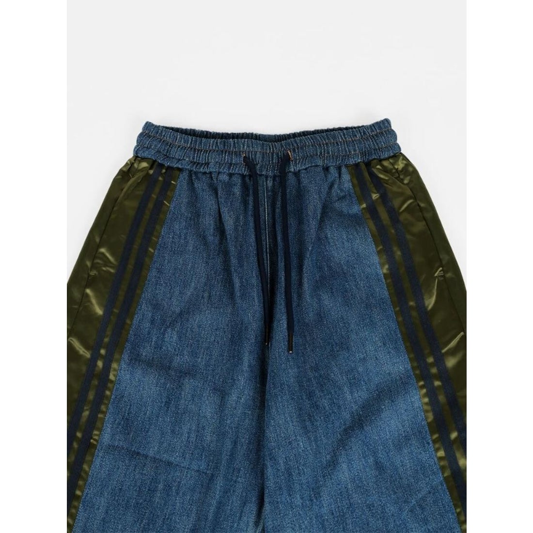 ラディエイト RADIATE ナイロンドッキングラインデニムパンツ（navy