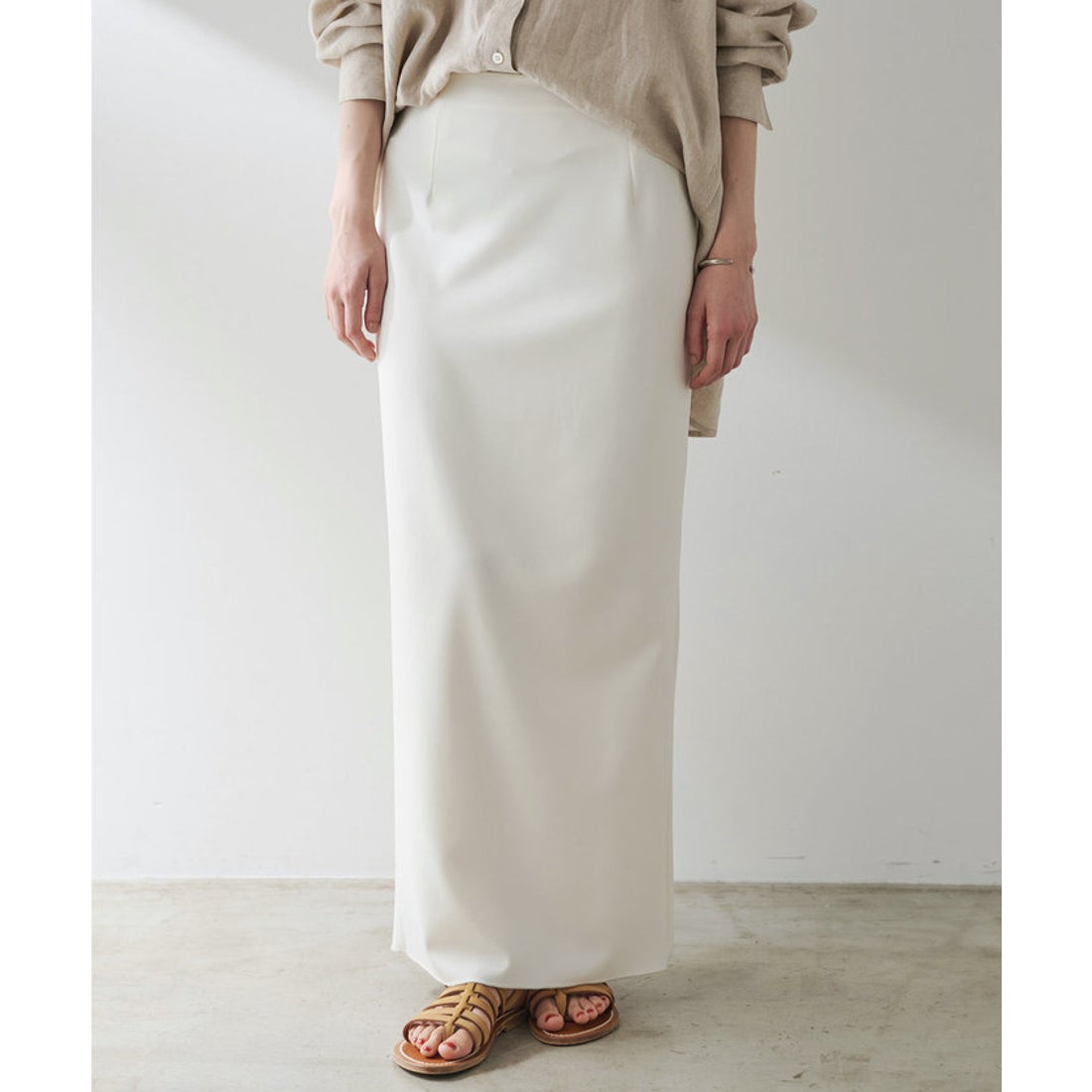 ウィムガゼット Whim Gazette ジャージーIラインロングスカート