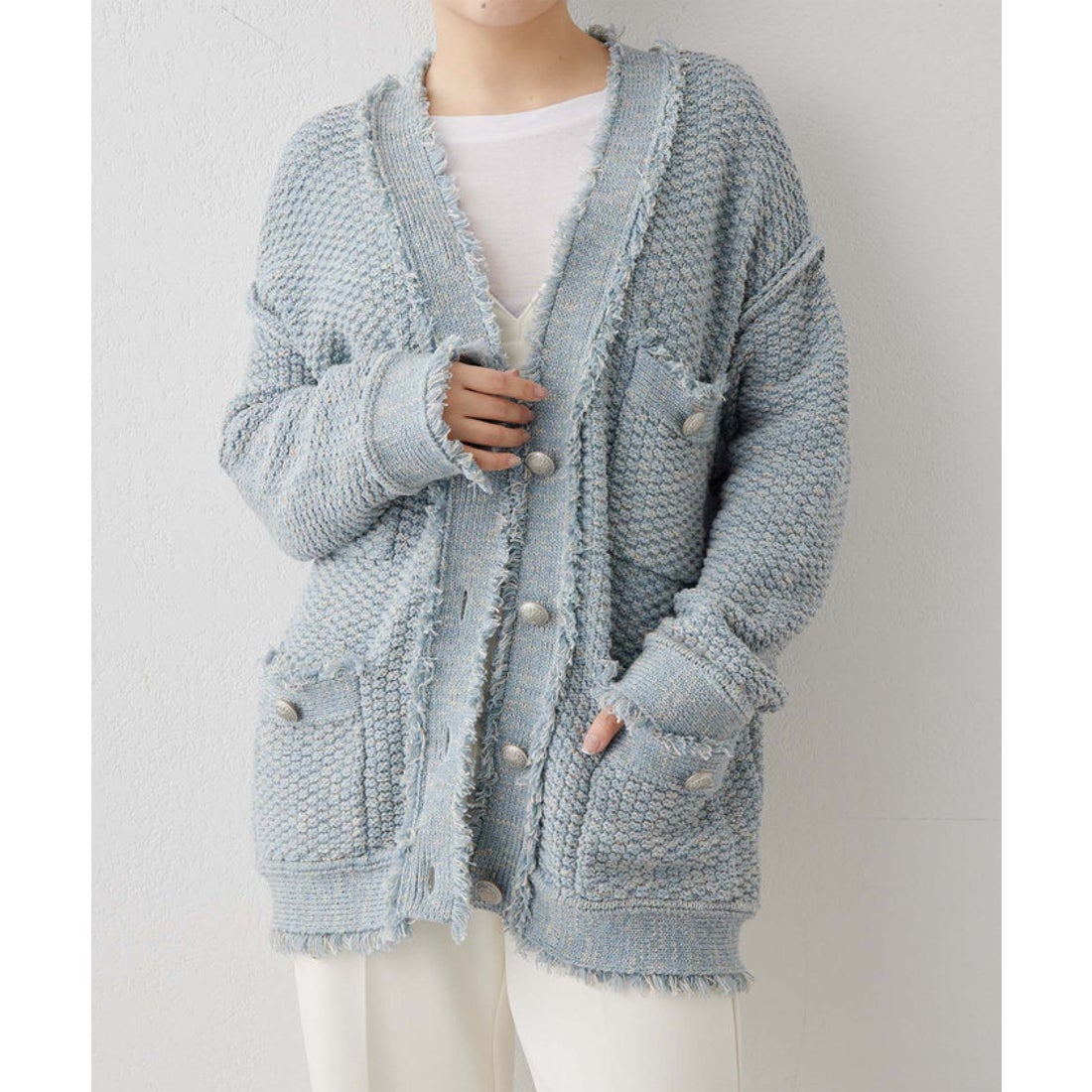 希少♪パーマネントエイジ ニットジャケット 2 ニットジャケット