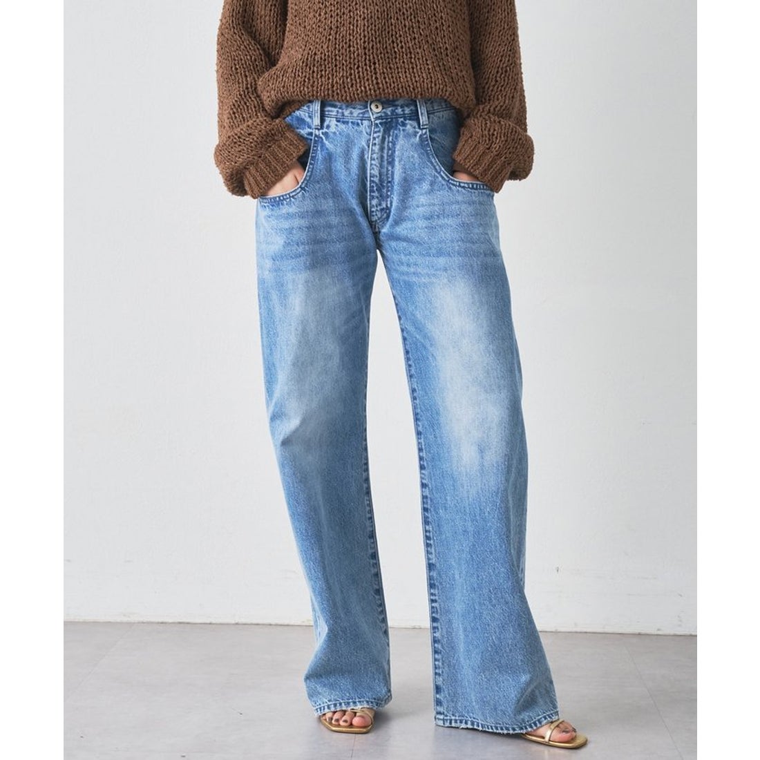 ウィムガゼット Whim Gazette ポケットデニムパンツ （blue