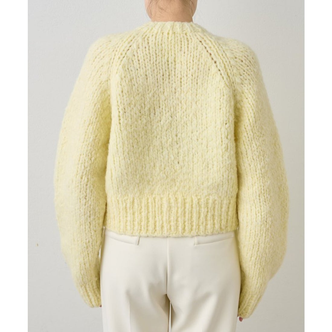 ウィムガゼット Whim Gazette ハンドニットカーディガン （charcoal