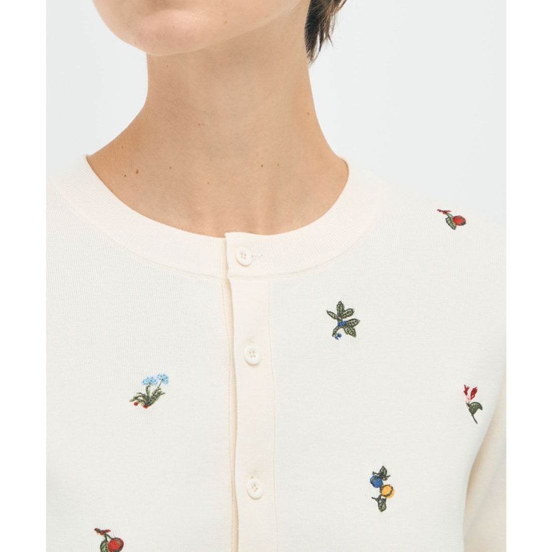 キャバン CABaN CABaN GREEN SHOWER エンブロイダリーハーフスリーブ