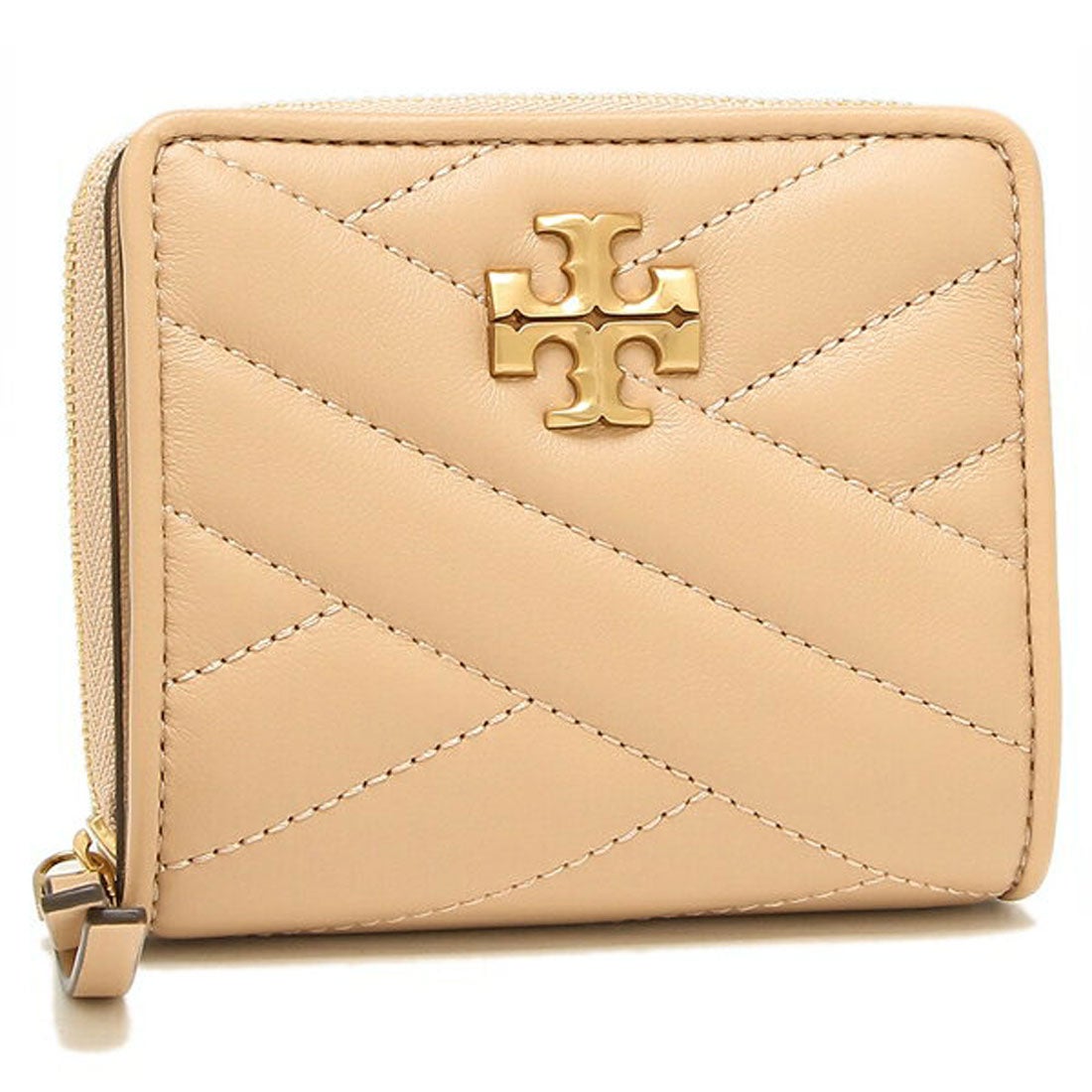 トリーバーチ TORY BURCH 二つ折り財布 キラ ミニ財布 ピンク