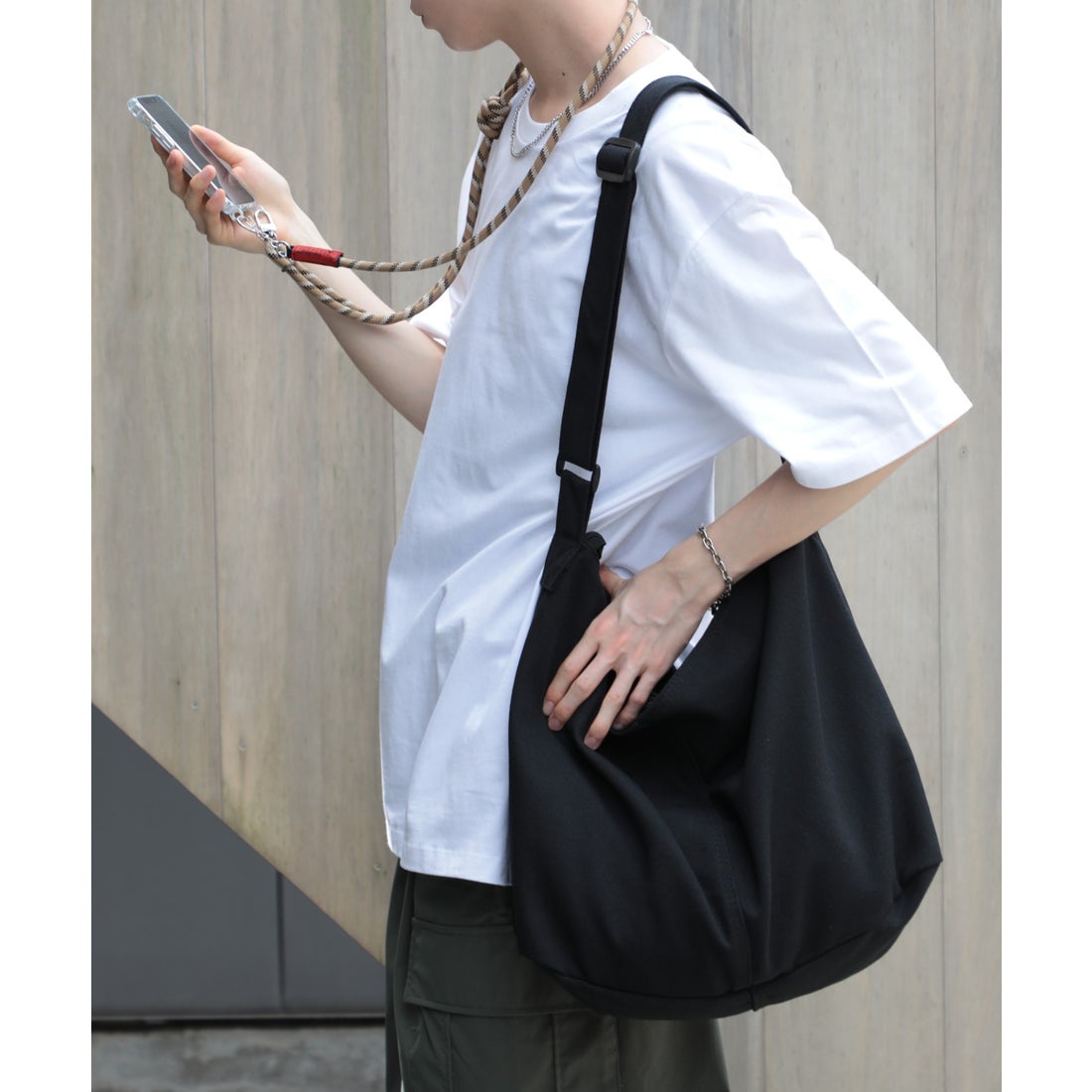 MAISON CLUB セットアップセブン SETUP7 キャンバス ショルダーバッグ