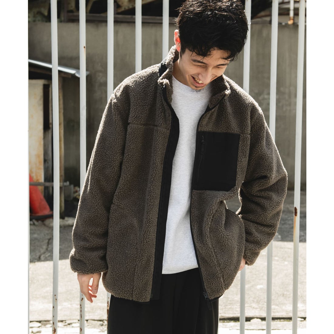 アーバンリサーチ ドアーズ URBAN RESEARCH DOORS URD防風ボアジップ