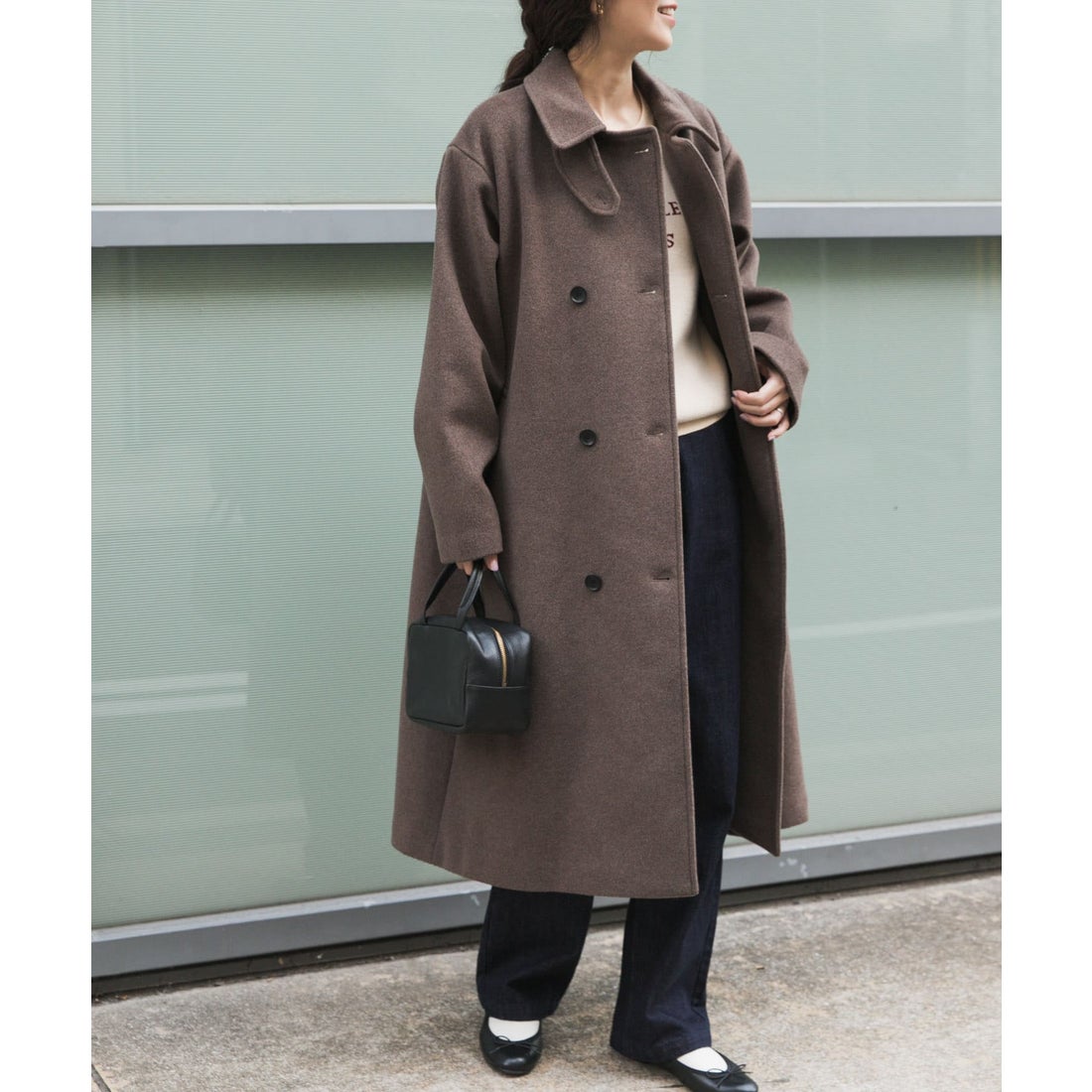 アーバンリサーチ ドアーズ URBAN RESEARCH DOORS ウールロングコート