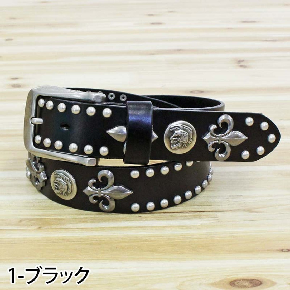 トップイズム TopIsm ベルト メンズ 本革 レザー ウエスタン スタッズ