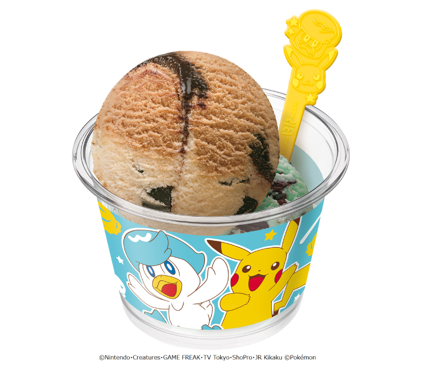 ピカチュウとニャオハのぱちぱちアイス」が新登場♪ サーティワン