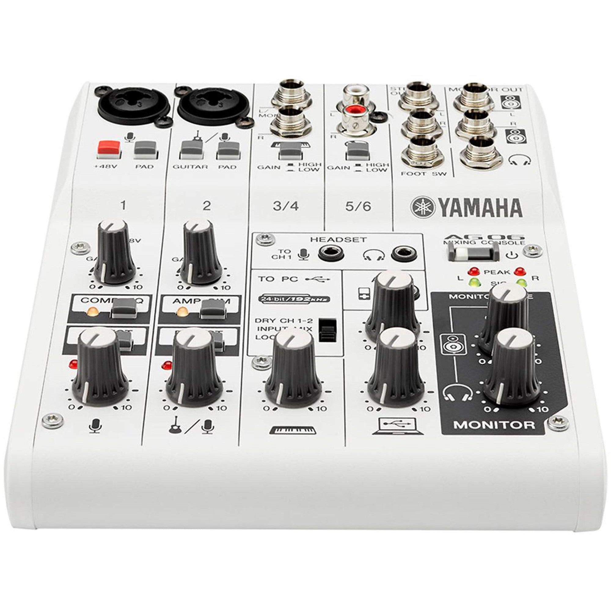 YAMAHA YAMAHA AG06 - 6 INPUT / USB MIXER - Yamaha Multi-Purpose 6 Chan