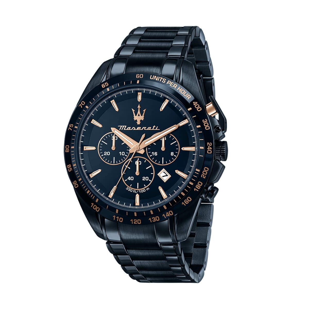 Maserati / マセラティ トラガード 45MM クロノグラフ ブルー ダイヤル