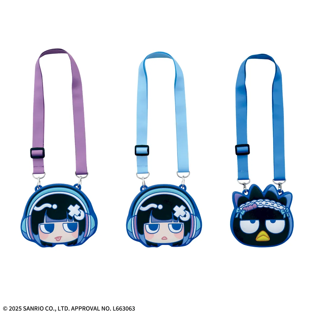 ano×バッドばつ丸 プラチナムザッカショルダー付 シリコンポーチ