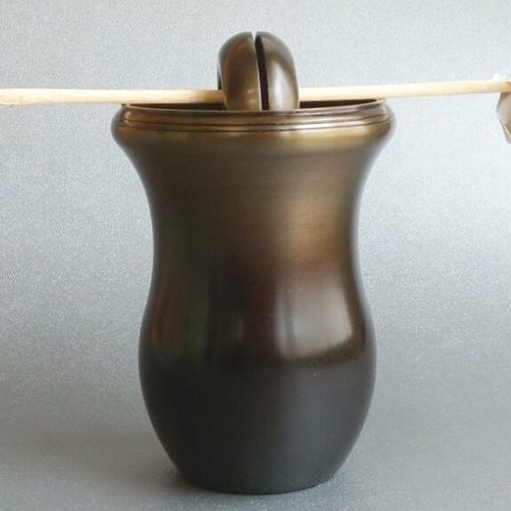 通販販売【茶道具：5月セット】 端午の節句セット （建水 唐銅 槍鞘＋