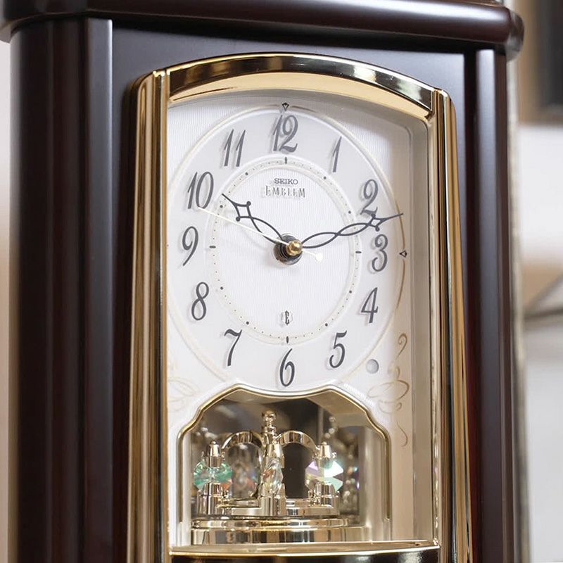 セイコー エムブレム HW482G QZ ヴィンテージ ゴールド 置時計