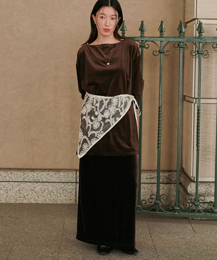 Iラインベロアスカート | titivate