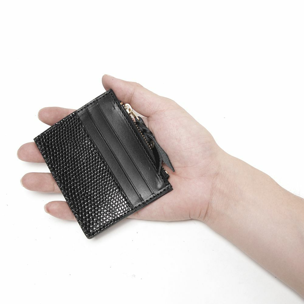 カードマネークリップ リザード（トカゲ革）│メンズ革小物通販 S'FACTORY