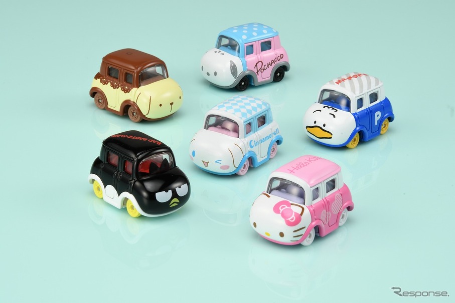 トミカ×サンリオ、コラボモデル第2弾…バッドばつ丸やあひるのペックル