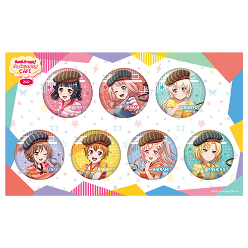 ガルパカフェ2020】缶バッジ7個セット 2020 ver. | BanG Dream