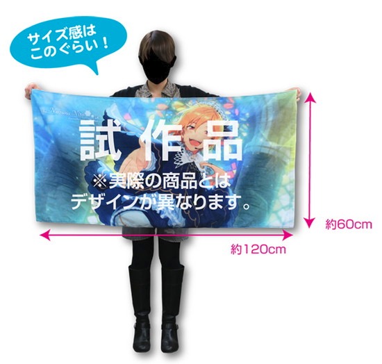 あんさんぶるスターズ! ビジュアルバスタオルvol.1 2.氷鷹北斗｜ホビー