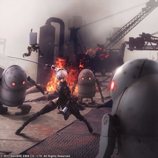 スクウェア・エニックス NieR:Automata BRING ARTS 2B＆機械生命体