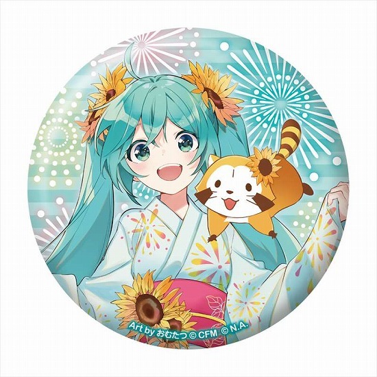 も*】様 初音ミク 赤倉 グラフアート 缶バッジ も*】様 初音ミク 赤倉