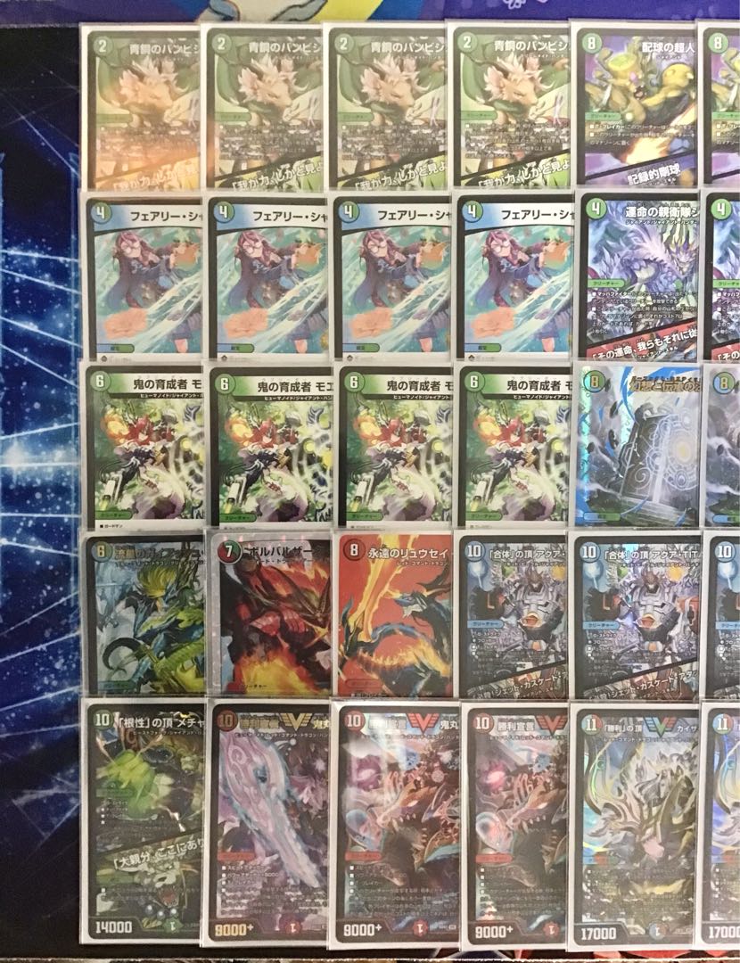 デュエマ 本格構築 【シータ『刃鬼』】 デッキ＆二重スリーブ 《 流星