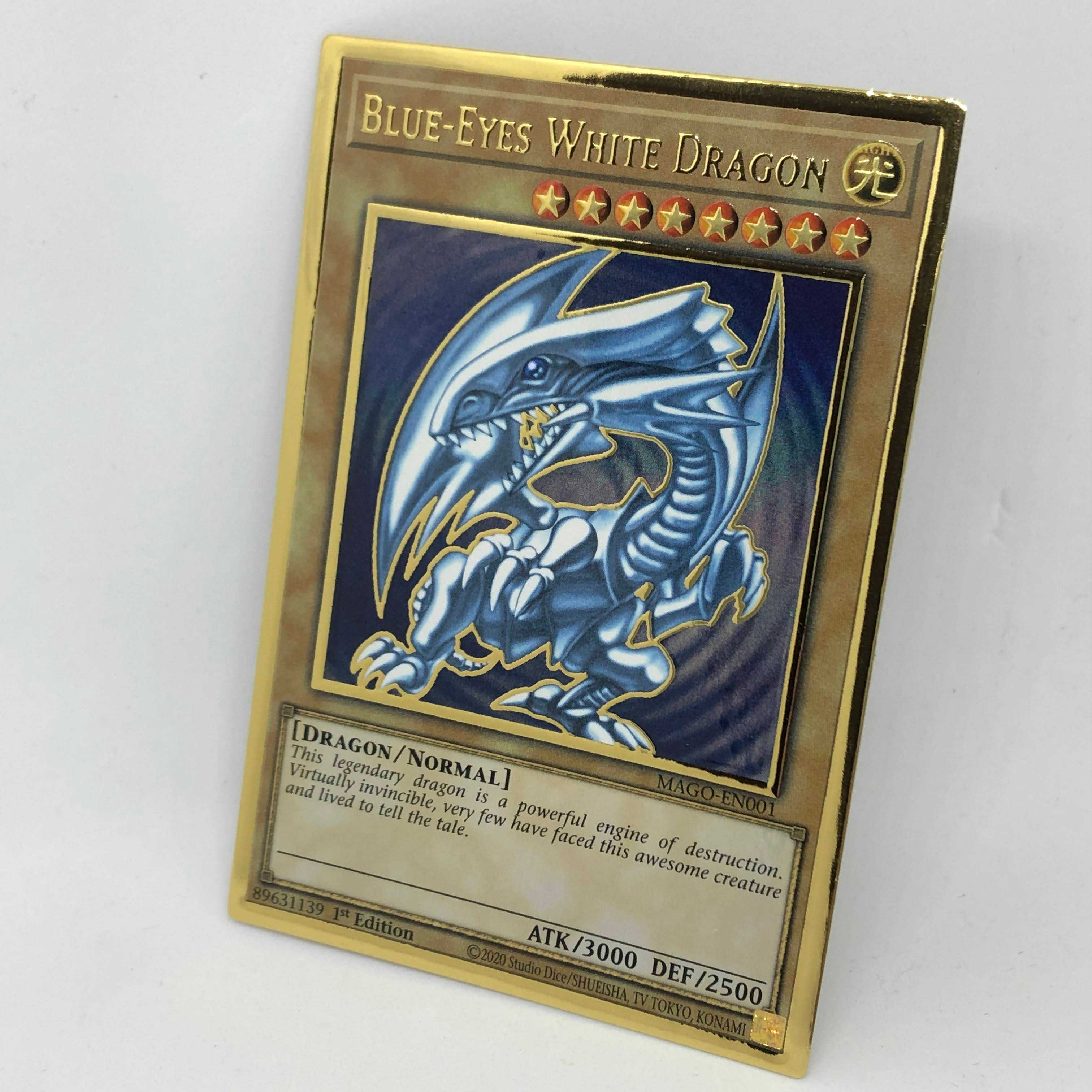 遊戯王 英語 青眼の白龍 1st MAGO プレミアムゴールドレア 初期絵 1枚