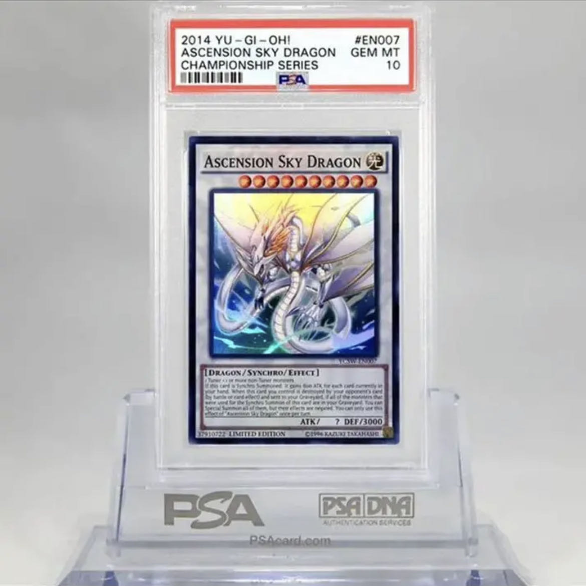 遊戯王OCG デュエルモンスターズ ascension sky dragon PSA10 遊戯王