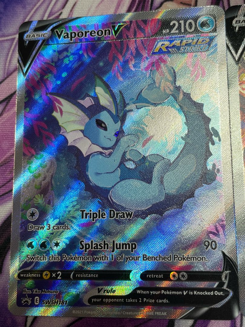 ポケモンカード 夏ポケカ 英語版 シャワーズv ブースターv サンダースv