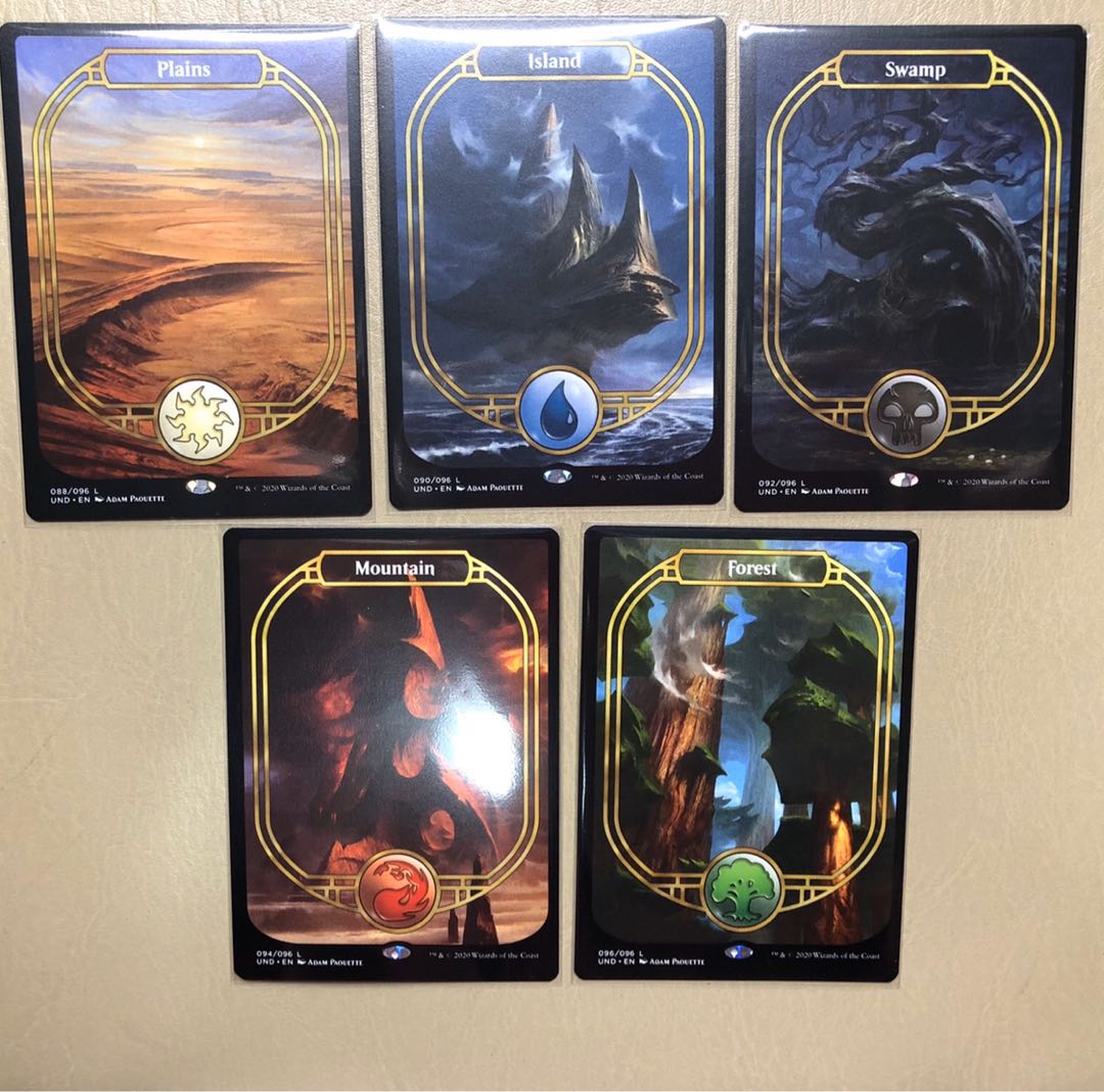 unsanctioned アンサンクションド フルアート基本土地 5種セット 1枚の