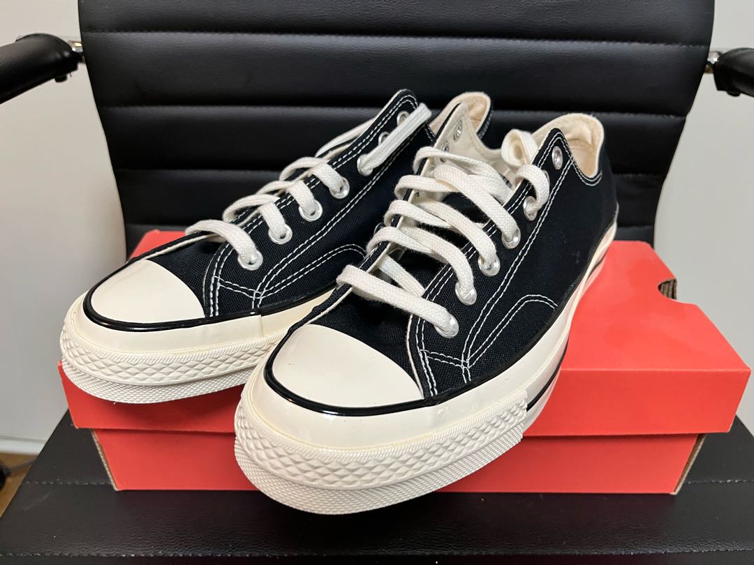 コンバース チャックテイラー CT70 黒 OX 27.5 US9 ブラック 27.5cmの