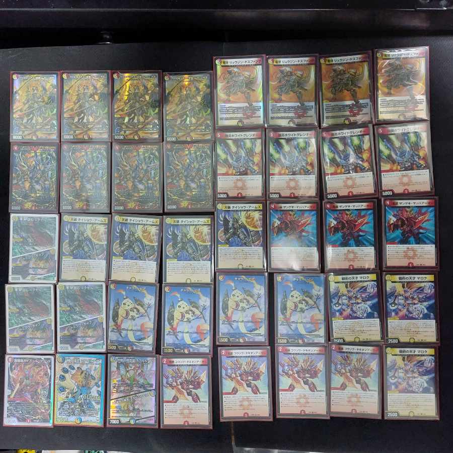 赤白サムライ]デッキ&二重スリーブ 1枚の通販 ゆう🇯🇵 購入時出来れば